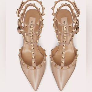 VALENTINO GARAVANI ROCKSTUD CAGED PUMP 65MM